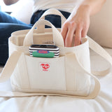 [MINMIN] LOVE FRUiTS BASIC CANVAS BAG