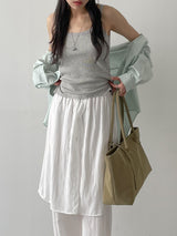 Pastel Poplin Cotton Over Fit Shirt