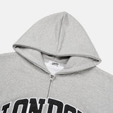 CV London embroidery hoodie zip-up (3C)