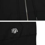 ロゴステッチクロップフードジップアップ【セットアップアイテムあり】
