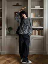 Anthony rivet denim pants