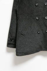 hood wool double coat(2colors)
