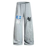 Marlowe Number Eight Graphic Pants