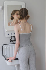 Cinamon Sleeveless - Pink Gray