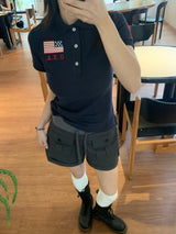 ワシントンクラブ USA PK スリムカラーTシャツ（3色）