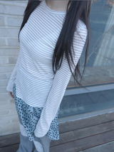 koe long sleeve one-piece