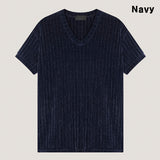 Robert Velour V-neck short sleeve T-shirt