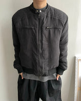 Biker Bomber Padding Jacket
