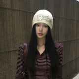 CRYSTAR BEANIE - IVORY
