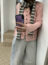 Pinco Striped Knit Muffler (3 Colors)