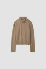 Light Crinkle Jumper / Peach Beige