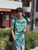 キャッシュドスリム半袖ニット