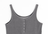 SNAP RIB SLEEVELESS
