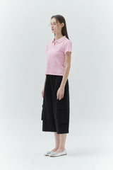 KIRSH PLAIN SLIM FIT PIQUE T-SHIRT - LIGHT PINK