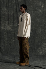キャットピグメントTシャツ (Cream)