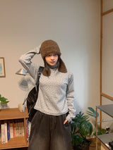 Helgue Wool Button Knit Beanie