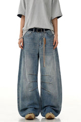 Textured Blue Blade Jeans