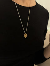 heart shell silver925 necklace SV