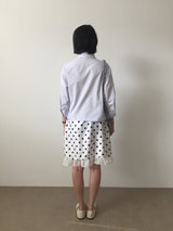 Vert polka dot skirt (2color)