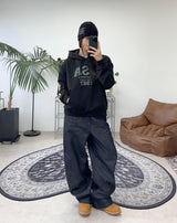 Dibene USA Crop Hoodie