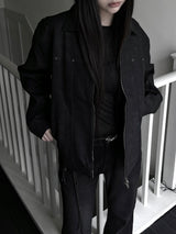 [unisex] バインオイルレザージャケット