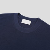 LMN Luton Daily Silket Hatch Round Short Sleeve Knitwear (8 colors)