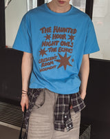 Hound Star Lettering Over Short Sleeve T-shirt