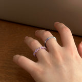 レターリング / [CCNMADE] LETTER RING 2 (NAVY)