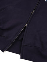 UNISEX Two-Tone Blur Emborogo Hood Zip-Up Navy (FCF1ZP323M)