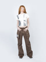 Trompe l'oeil Body Bondage Crop T-shirts