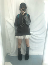 ribbon strap layer skirt