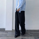 Pressed-Crease Wide-Leg Trousers