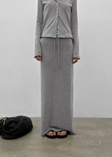 [MADE] Mibel Knit-like Maxi Long Skirt