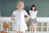 frill balloon skirt(white)
