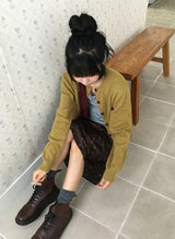 Vino Pleated Long Muffler