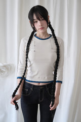 MINI DOT TRIM T IVORY