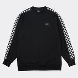 Checkerline Raglan Sweatshirt (Black)