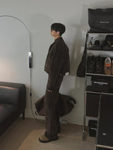 Winter Velvet Denim Western Jacket (2color)