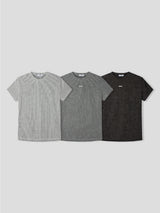 Osel Ribbed Muscle Fit Knit Short Sleeve T-Shirt