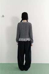 Demme Mohair Frill Cardigan (2color)