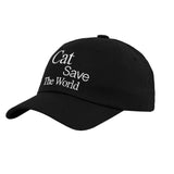 Cat Save The World ボールキャップ (Black)