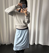 SORBET FRILL MIDI SKIRT