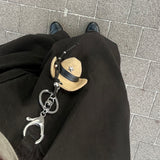 Cowboy Star Tassle Keychain