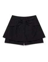 ジャイアント リボン スカートパンツ(BLACK)