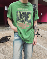 ロックバンドカラー半袖 (3 color)