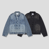 LEGACY CURVED CUT OFF DENIM JACKET