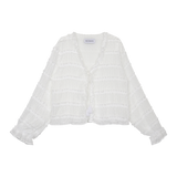 RASCHEL TIERED CARDIGAN JACKET