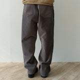 Wonky corduroy pants / Dusty gray