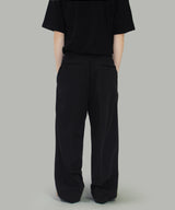 Marv Linen Two-Tuck Wide Slacks