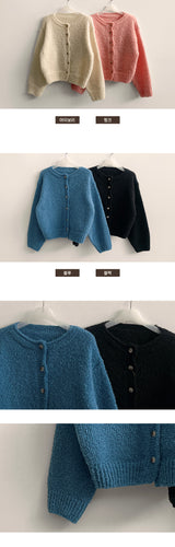 Polonnit Crop Round Cardigan